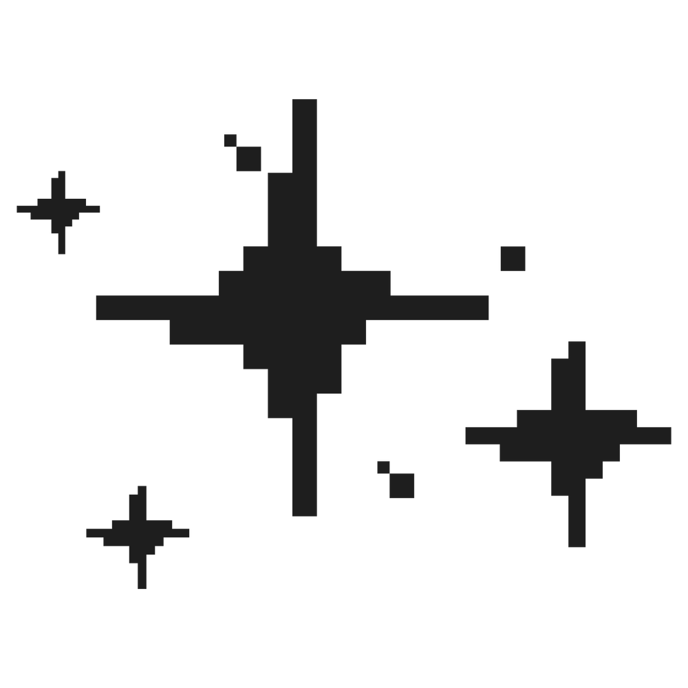 Pixel Sterne
